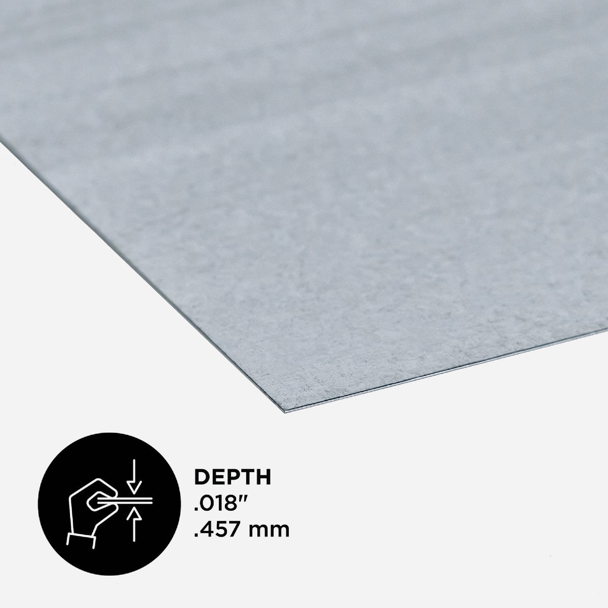 M-D Building Products 24 In. x 36 In. x .018 In. Galvanized Steel Sheet M-D