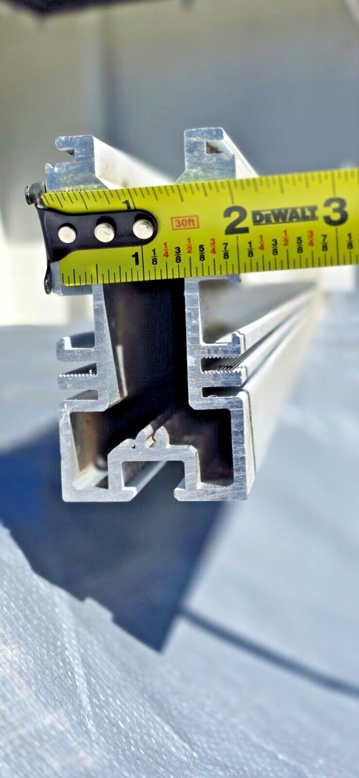 80/20 powder coated aluminum extrusion 2″X4″ in 8′, 10′, 12′, & 15′ lengths.