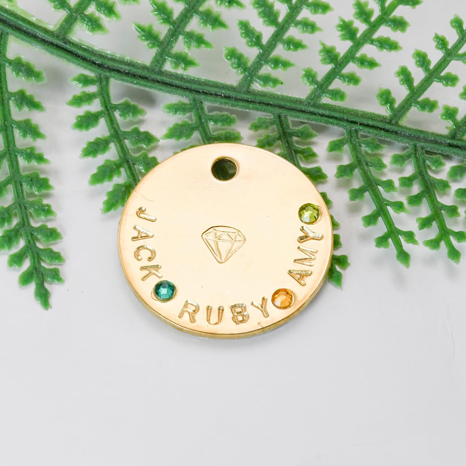 ABBECIAO 1Inch Circle Brass Blanks 14Ga. Thick Smooth Edges Brass round Disc