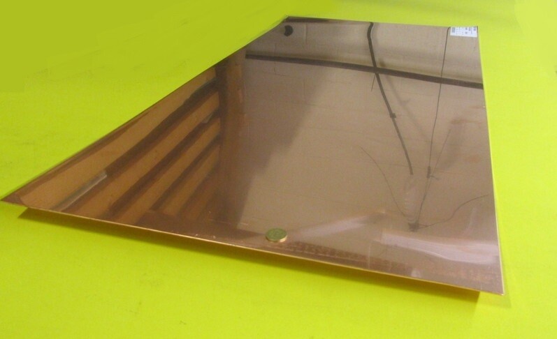 101 Copper Sheet 1/8 to 1/4 Hard .050″ Thick x 24.0″ Wide x 48.0″ Length