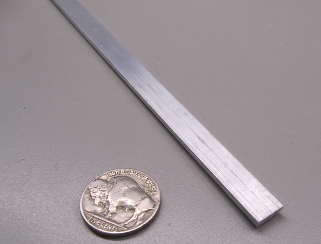 6061 T6 Aluminum Bar, 3/32″ (.094″) Thick x 3/8″ Wide x 36″ Length, 10 pcs