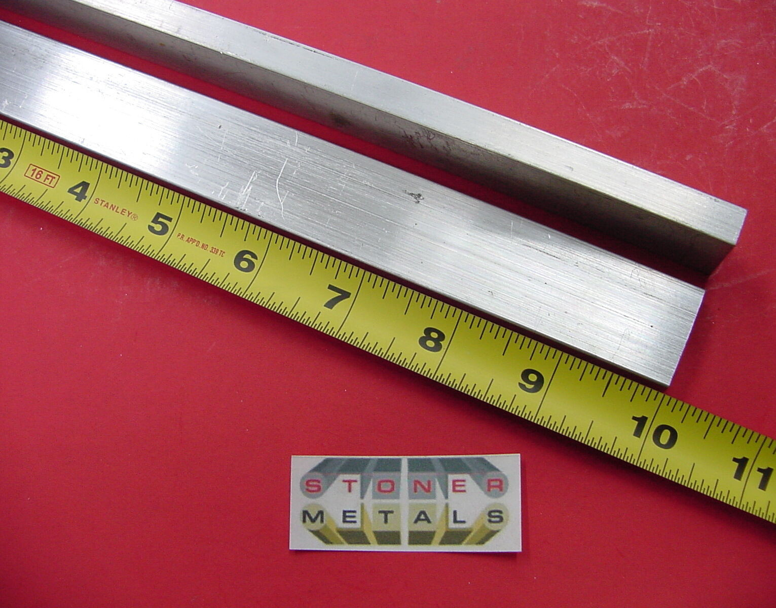 2 Pieces 3/8″ X 1″ ALUMINUM 6061 FLAT BAR 10″ long Solid New Extruded Mill Stock