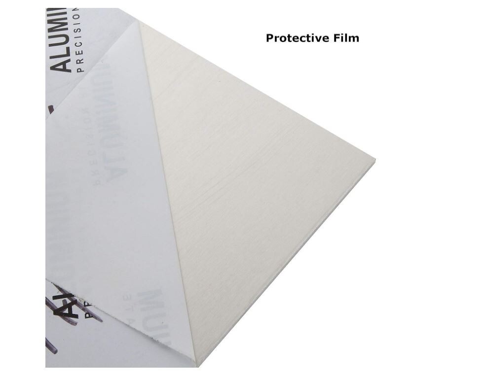 Aluminum Metal Sheet 12 x 12 x 1/8 Inch Flat Plain Plate Panel Finely Polished