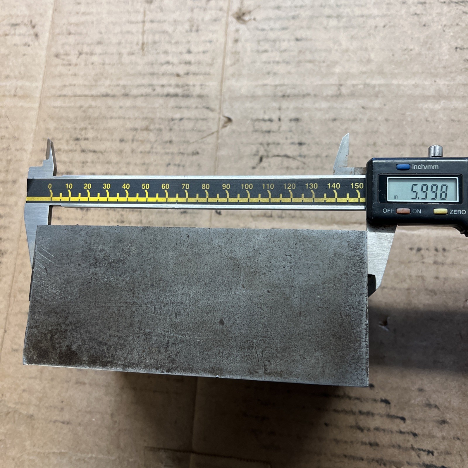 4 X 6 CR Flat Steel Bar 1018 Blacksmith Machining Smooth Surface 2 1/2″ Long