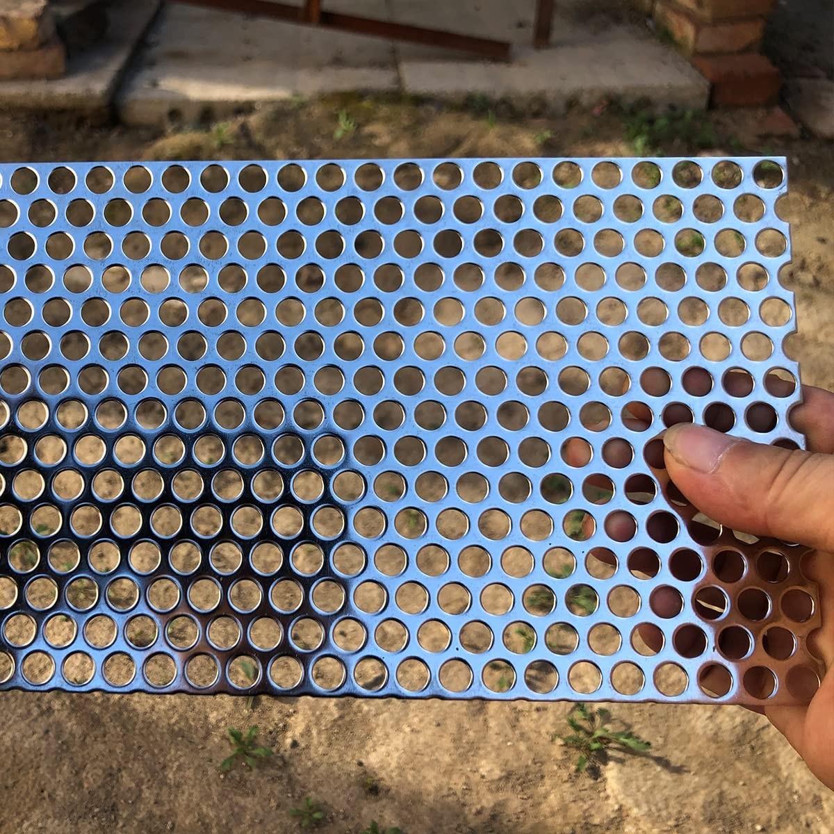 Lightweight 0.4 lb Perforated Metal Sheet for Decorative and Utility Projects