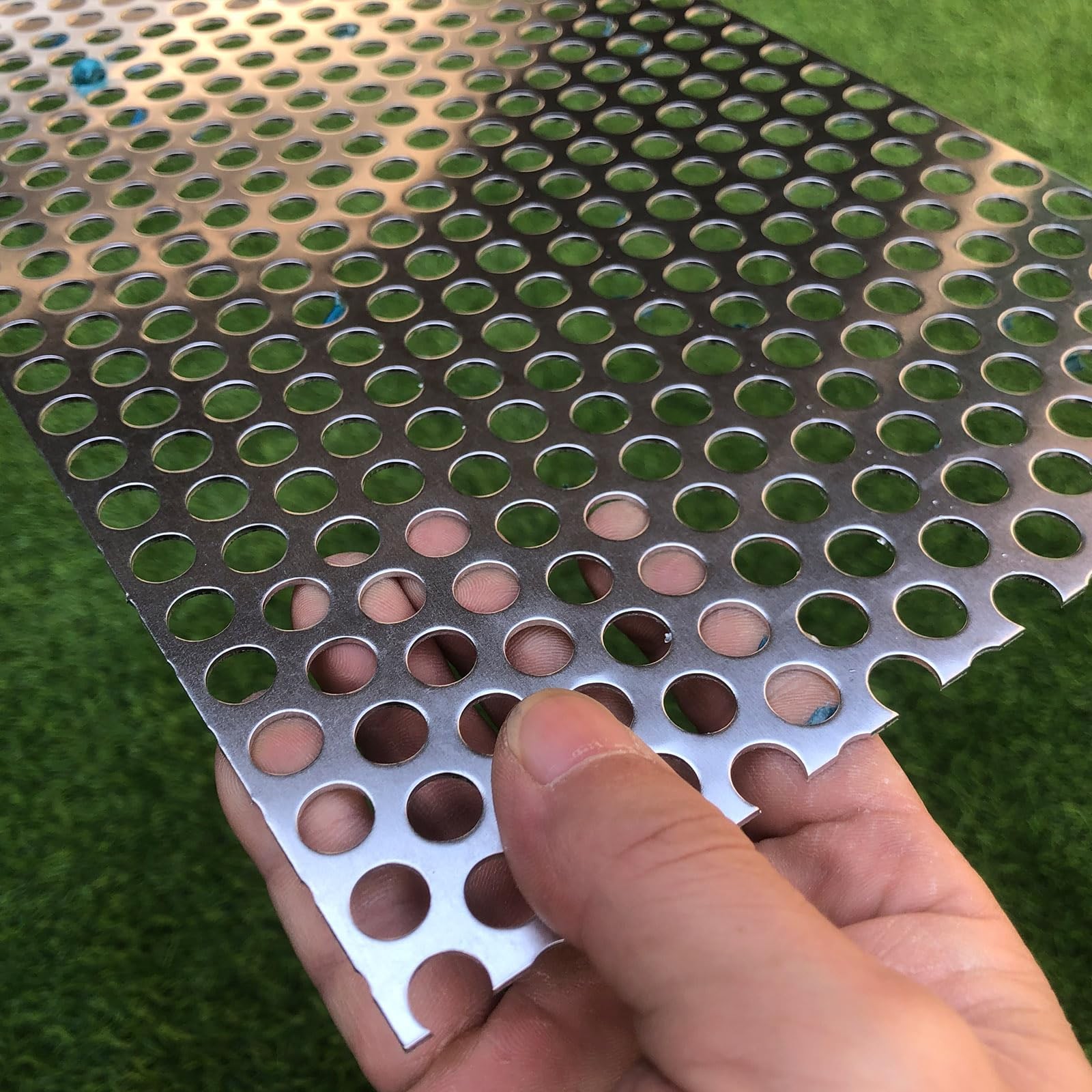 Aluminum Perforated Metal Sheets 16 Gauge 15.7 inch by 7.8 inch Expanded Meta…