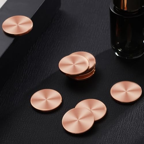 Copper Round Discs 1-1/4″ Dia. X 1/8″ Thick – 10 Pcs for DIY Crafts Engraving