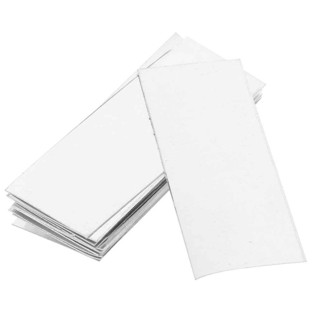 15Pcs Reusable Aluminum Anode Sheets for Stem Fruit Battery Electrochemical Kits