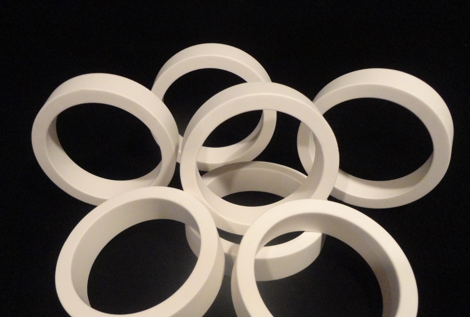 3.125″ OD HIGH PURITY ALUMINA CERAMIC RING WASHER SPACER SLEEVE No.:176