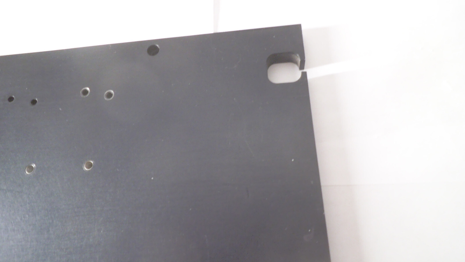 Anodized Aluminum plate 17-3/4″ x 7-3/4″ x point 515″ thick