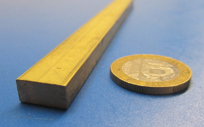 360 Brass Flat Bar 5/16″ Thick x 1/2″ Wide x 72.0″ Length