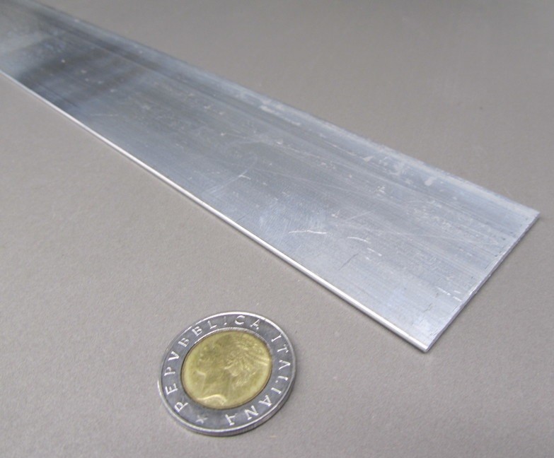 1100 Aluminum Bar Softened (O) .040″ Thick x 2.0″ Wide x 24″ Long, 2 Units