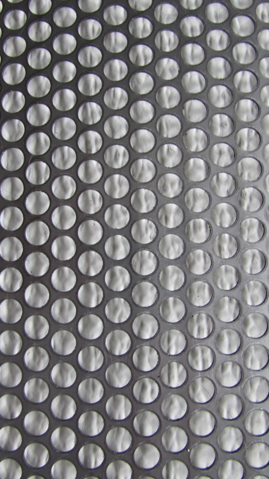 1/4″HOLES ON 5/16″CENTER–20 GA. –12″ x 12″ STAINLESS PERFORATED SHEET