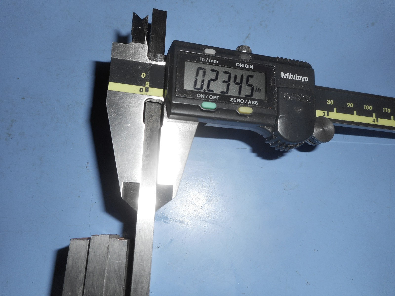 15/64 D-2 High C /Cr Tool Steel * Flat Ground .234″ X 1.125″ X 12″ Air Hardening