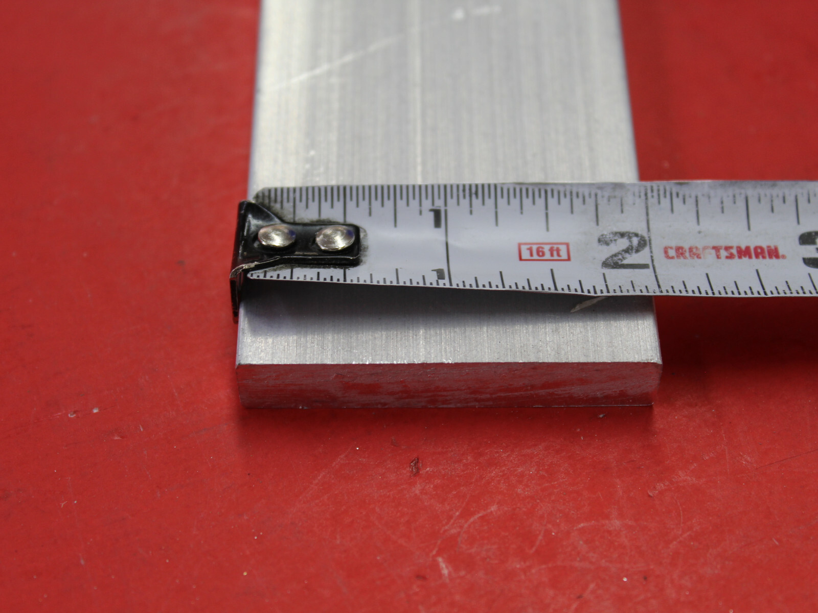 3/8″ X 2″ ALUMINUM 6061 FLAT BAR 18″ long T6511 Solid Extruded Mill Stock New