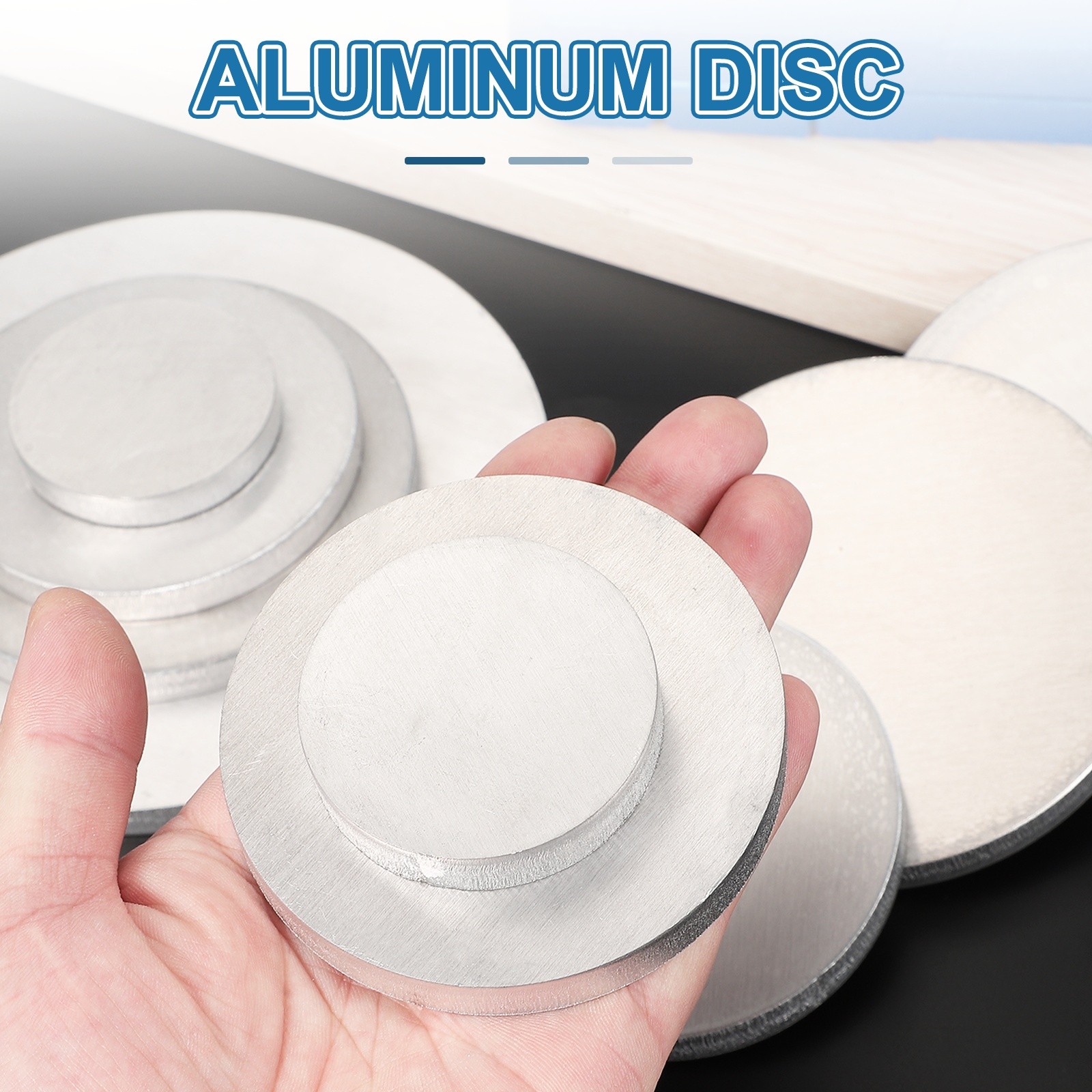 6061 Aluminum Disc 3.9×5/9″ Round Flat Plain Aluminum Plate