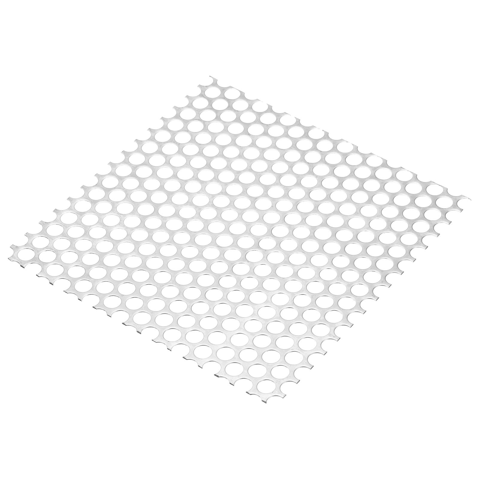 7.9″ L x 7.9″ W Perforated Metal Sheets, 18Ga 0.39″ Hole 304 Stainless Steel