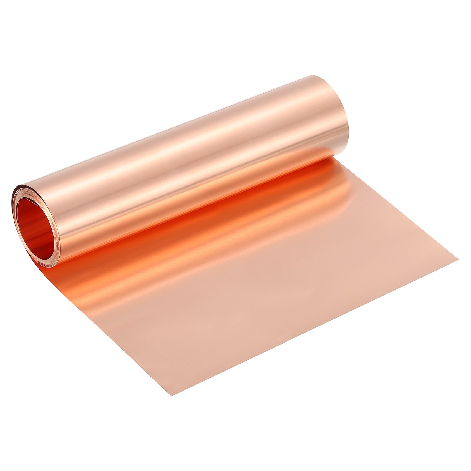 Pure Copper Sheet Roll, 0.15mm 19Ga Thick T2 5Ft x 6in Copper Strip for Craft