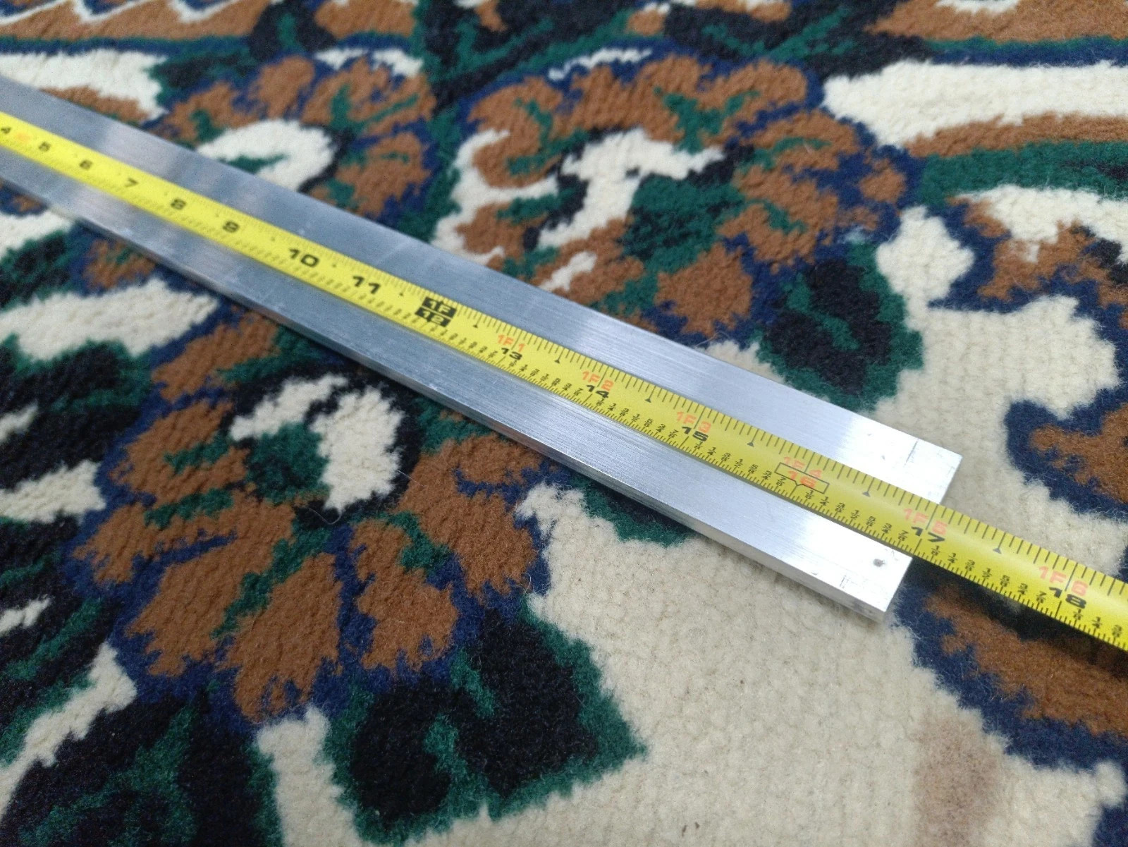 6061 Aluminum Flat Bar, 1/4″ x 1-1/2″ x 17″ long, Solid Stock, Plate