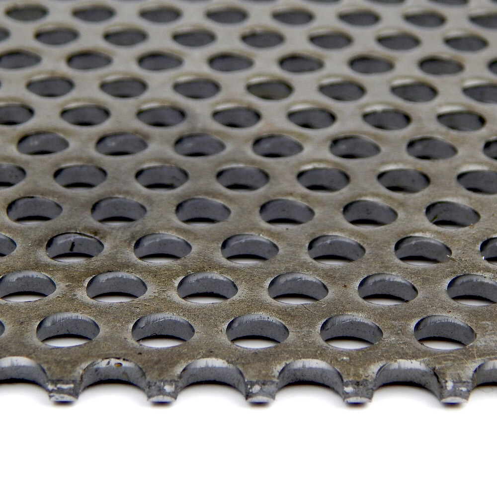 0.06″ Thick x 0.125″ Hole x 0.1875″ Staggered Centers Carbon Steel Perforated