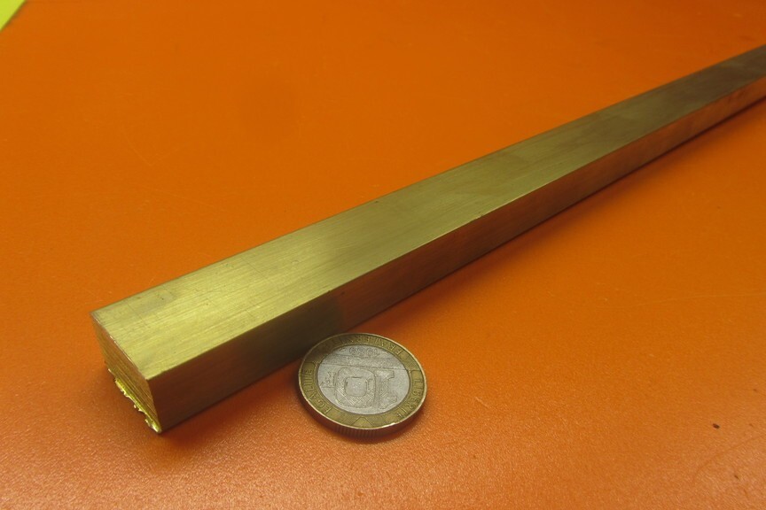 385 Brass Flat Bar 1/2″ Thick x 3/4″ Wide x 4 Foot Length