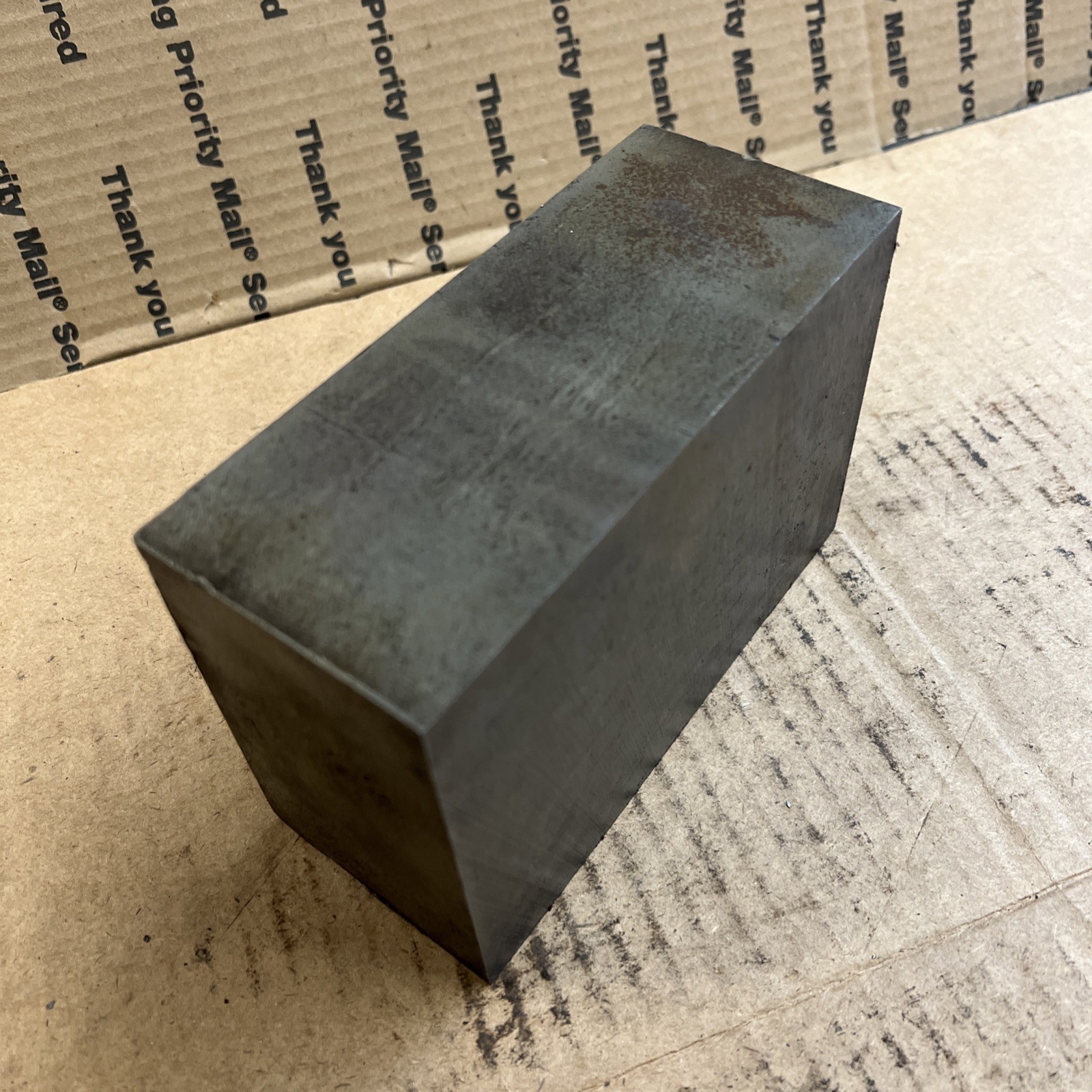 4 X 6 CR Flat Steel Bar 1018 Blacksmith Machining Smooth Surface 2 1/2″ Long