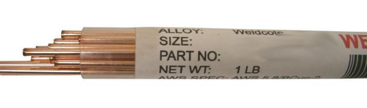 Weldcote “45CF” 1/16″ x 18″ length 15 troy oz. Cadmium Free
