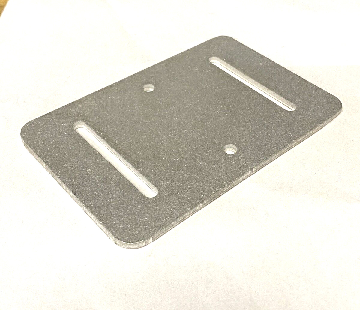 6-Pk Aluminum Drilled Slotted Spacer Plate 1/8 x 3 x 4-1/2″
