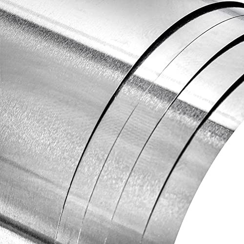 Stainless Steel Sheet Roll 0.1mm x 100mm x 1000mm 304 Craft Flashing DIY
