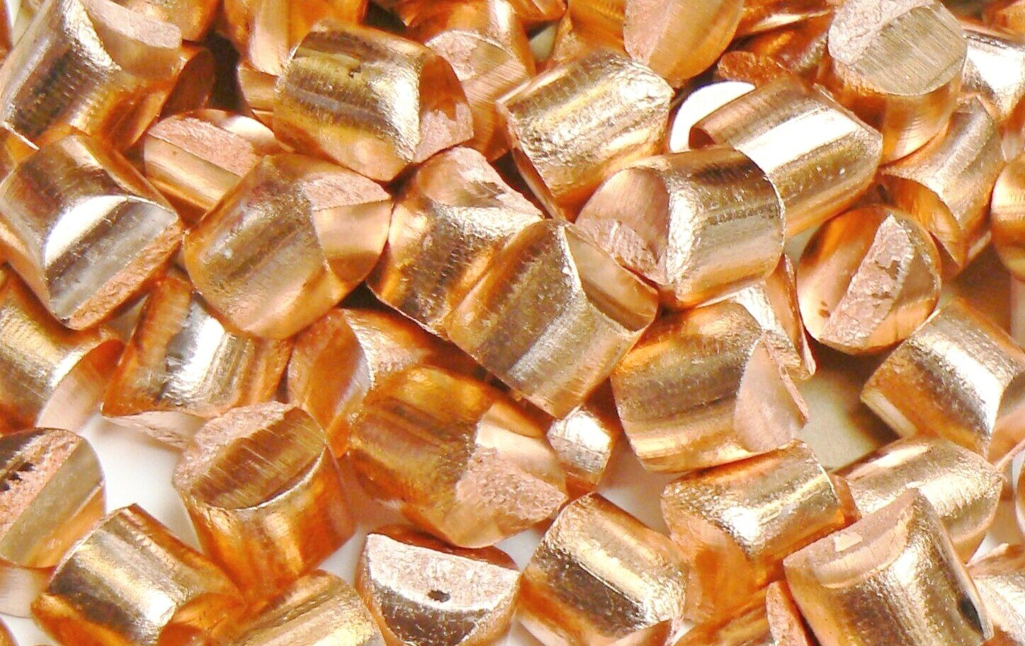 Pure Copper 99.99% Oxygen Free Cu Metal Anode Slugs Melt Casting Alloy 10 Pounds