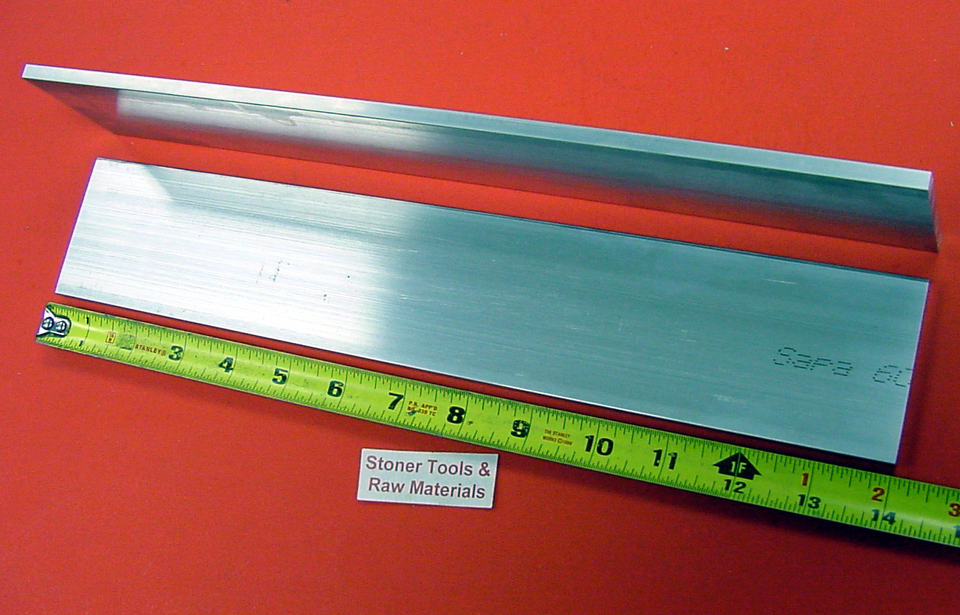 4 Pieces 3/16″ X 3″ ALUMINUM 6061 FLAT BAR 14″ long Extruded Plate Mill Stock