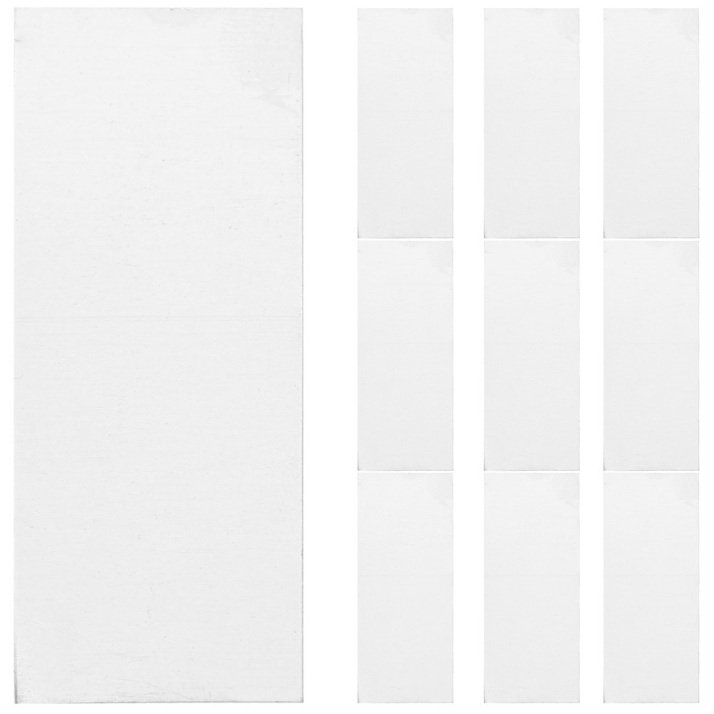 15Pcs Aluminum Electroplating Sheets for School DIY Battery Science Project Kits