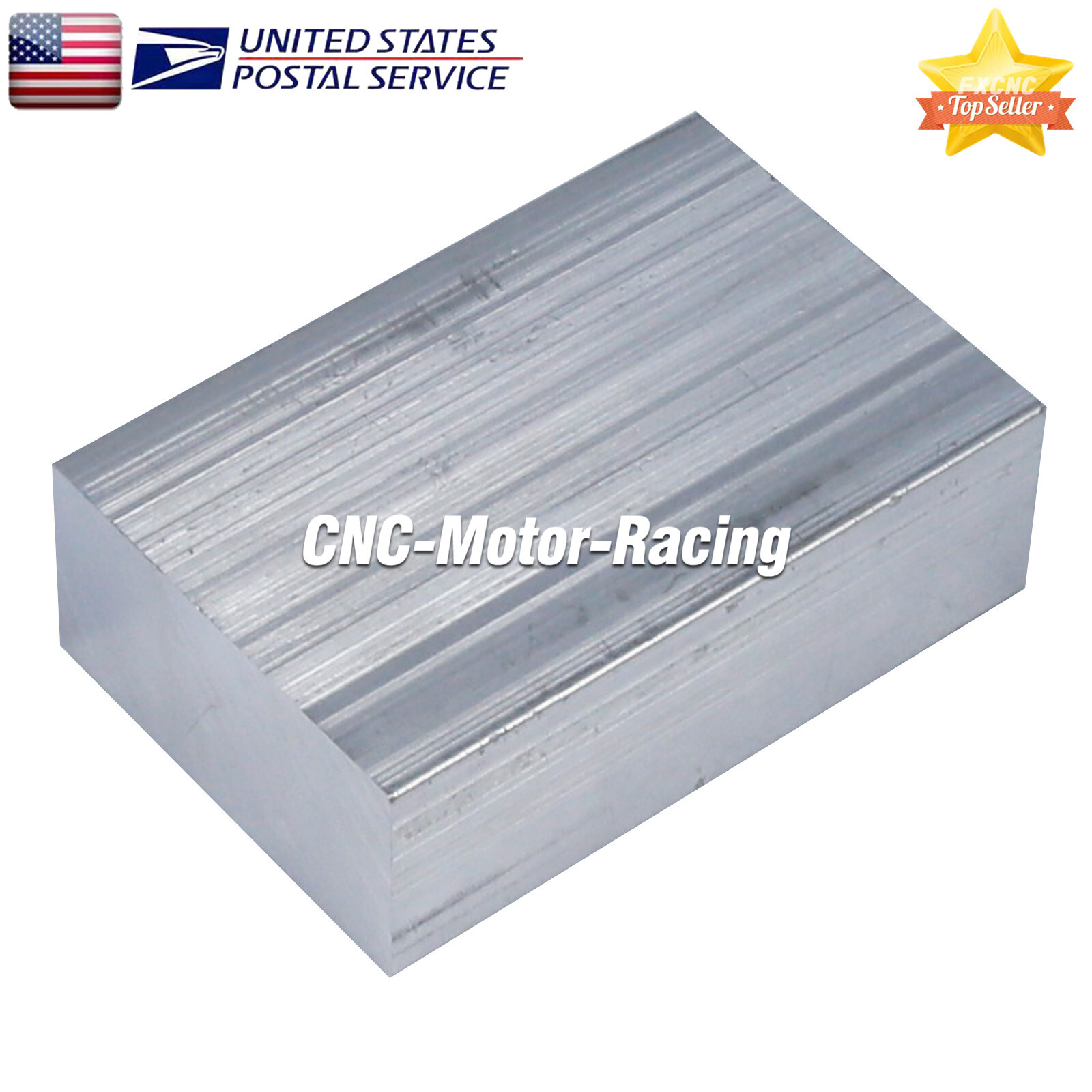 Aluminum Raw Material Flat Plate Sheet Long 75mm/2.95inch Thick 25mm/0.98″
