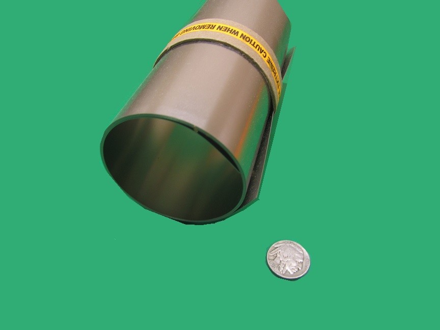 301 Stainless Steel Sheet 1/2 Hard .018″ Thick x 6.0″ Width x 50.0″ Length