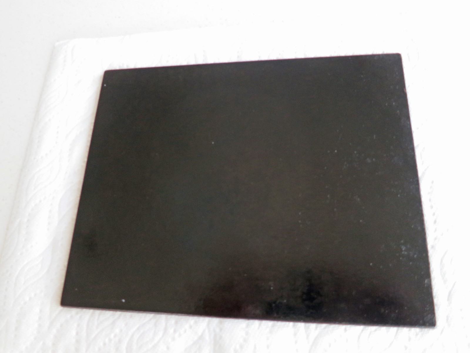 8in x 10in x 3/16in Steel Plate (0.1875in Thick) Seasoned Small Grill Griddle
