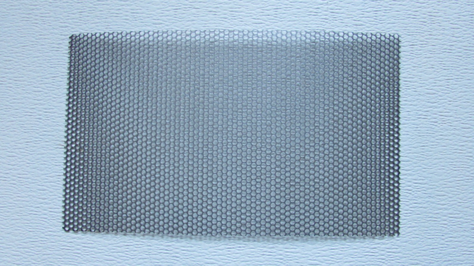 5/32″ HOLES ON 3/16″STAGGERED-20 GA STAINLESS PERFORATED SHEET–6-7/8″ X 11-1/2″