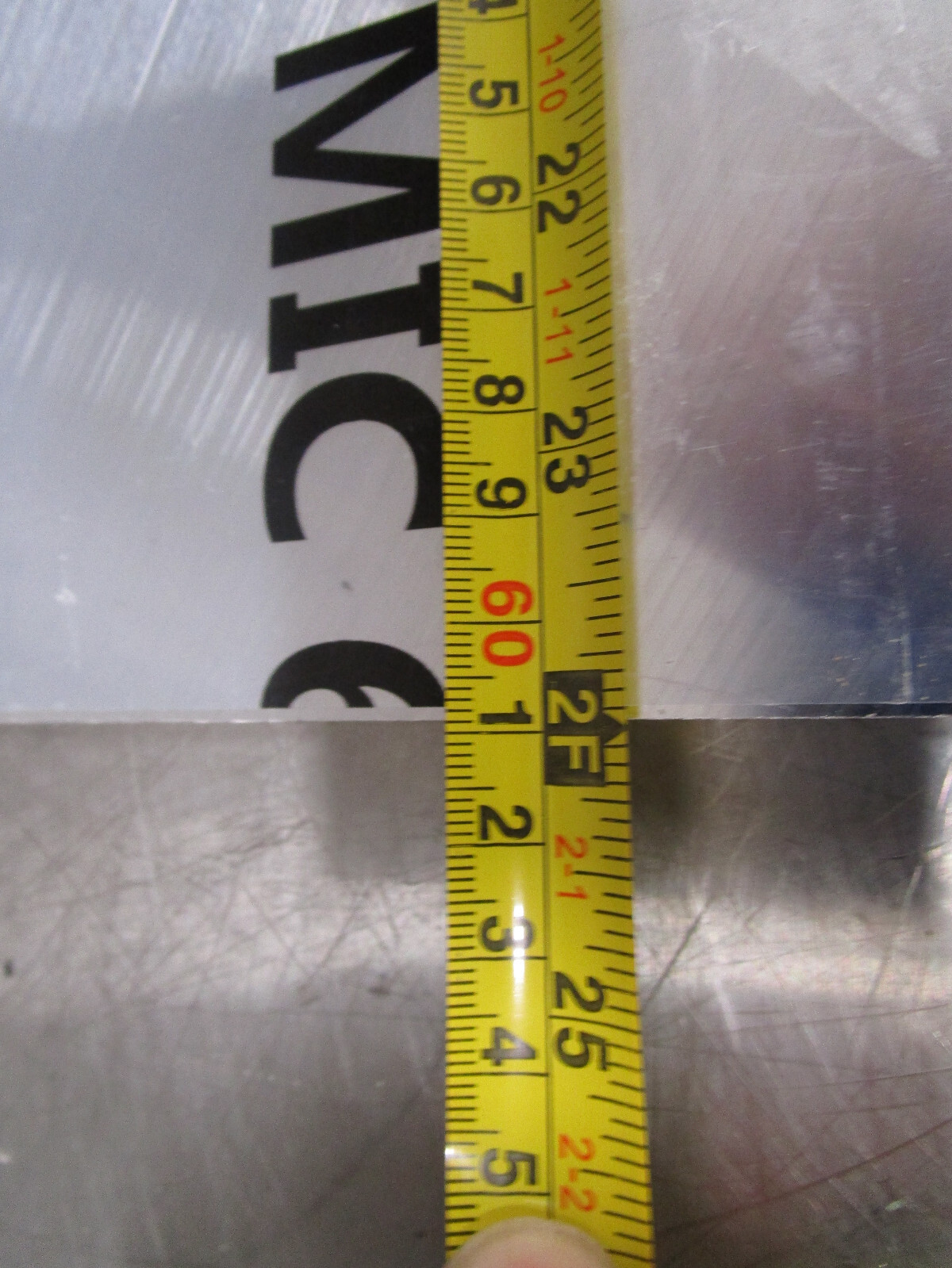 Arconic Mic-6 Cast Aluminum Tool & Jig Plate 1/2″ x 6″ x 24″ Machined Sq