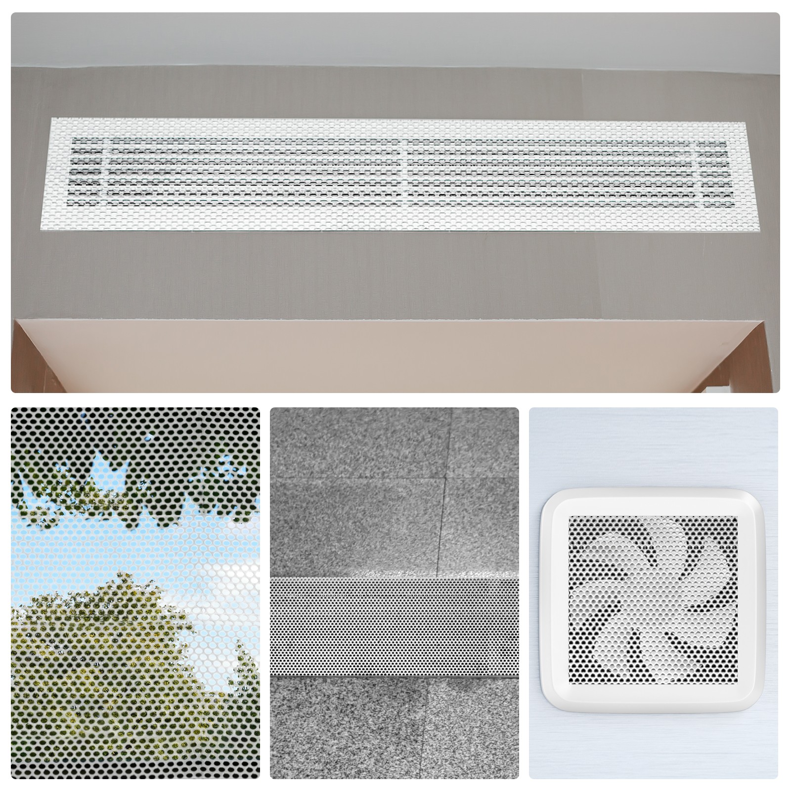 11.8″ L x 7.9″ W Perforated Metal Sheets, 16Ga 0.31″ Hole 304 Stainless Steel