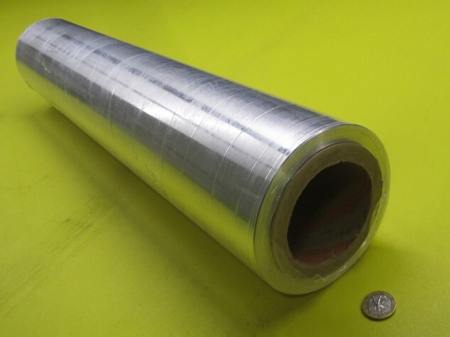 1100 Aluminum Foil (O) .010″ Thick x 24″ Wide x 50 Feet Long Roll