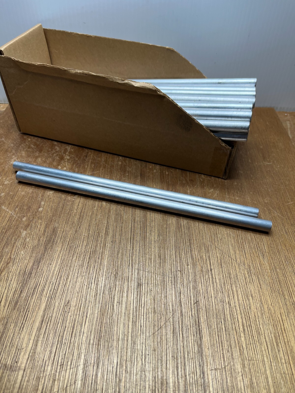 (Qty.2) 1/2″ X 12″ .412″ ID 6061 Seamless Aluminum Tube .042″ Wall Tubing Tube
