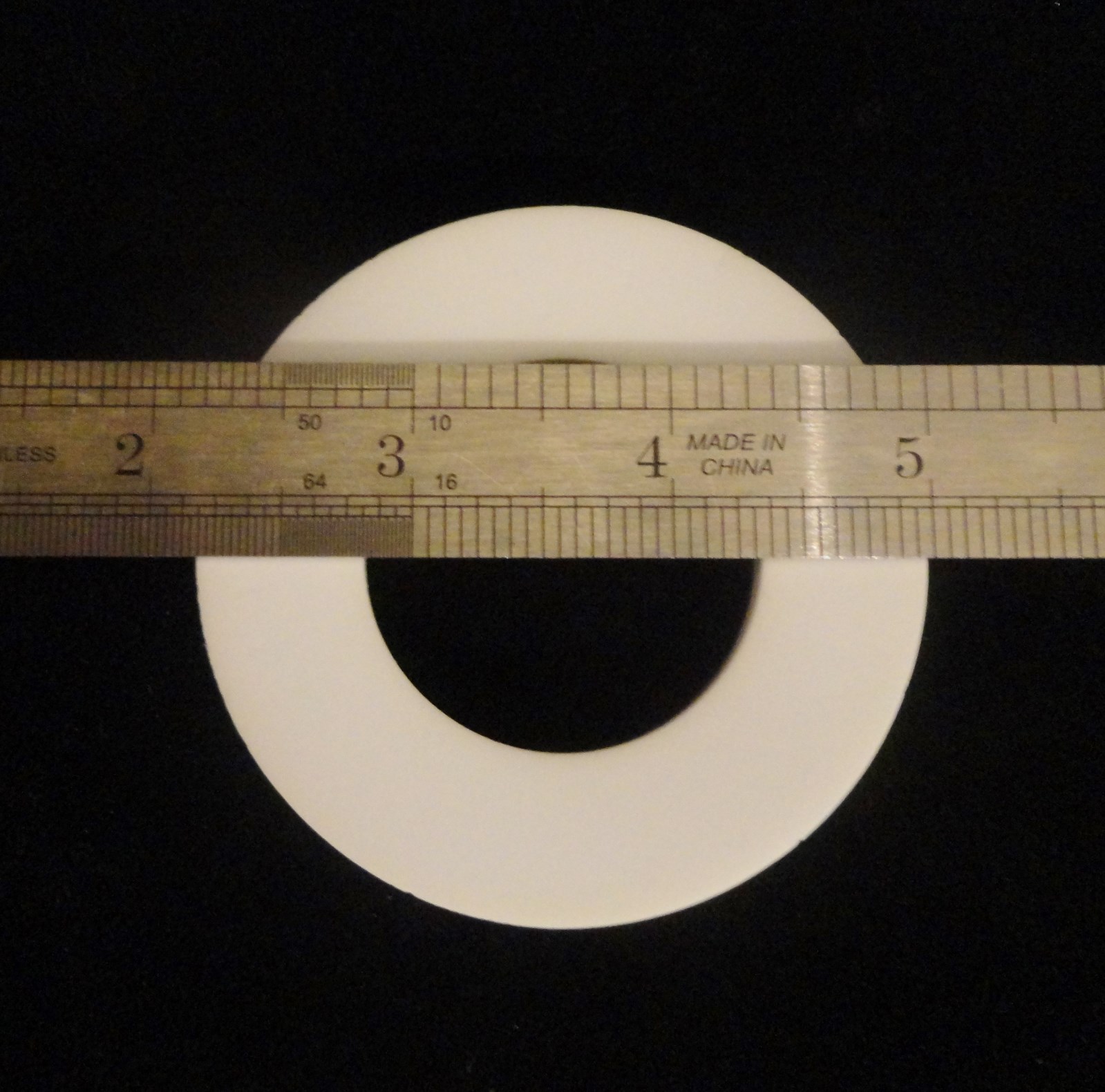 LARGE HIGH PURITY ALUMINA CERAMIC RING WASHER SPACER PLATE No.:3