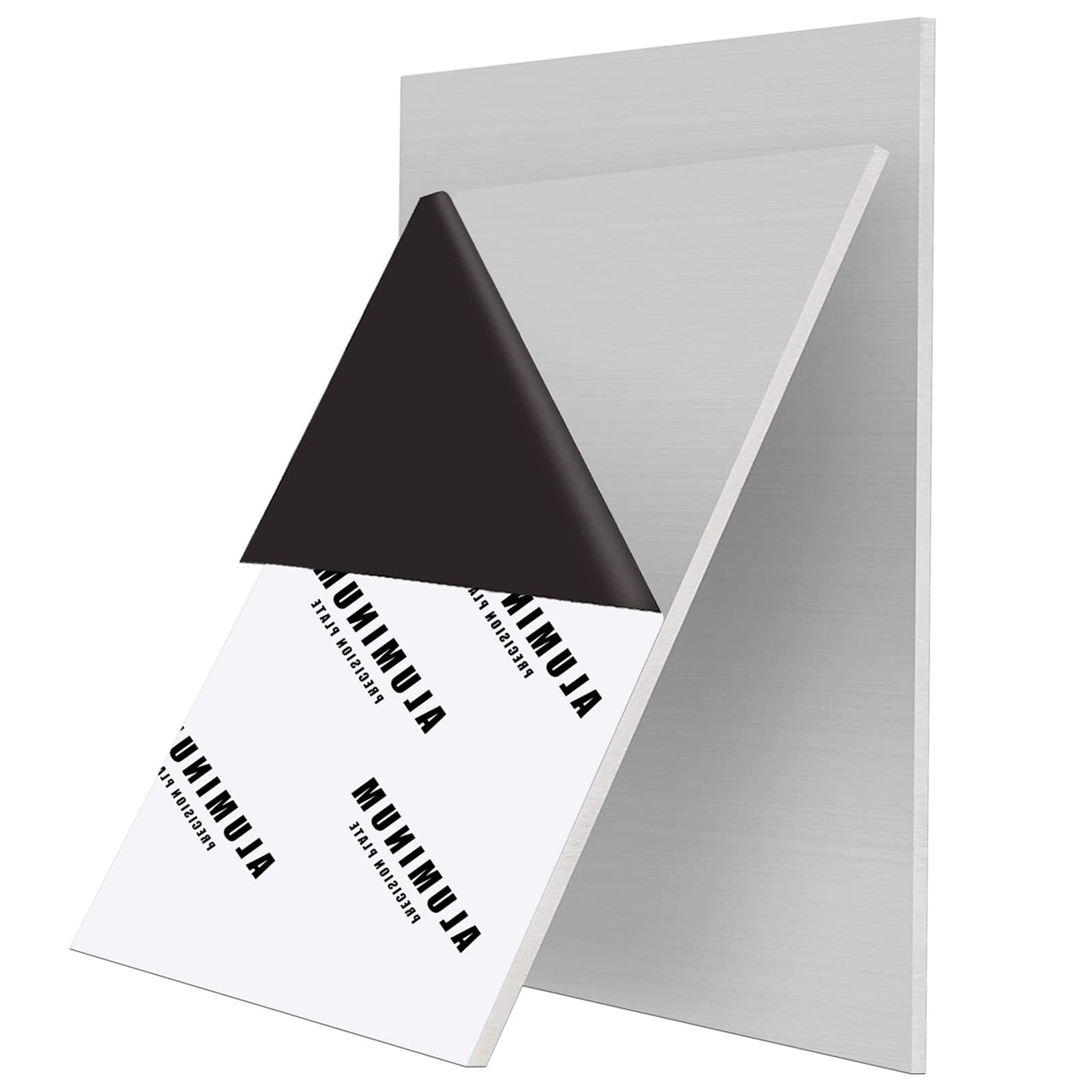 2Pack Aluminum Sheet & Plates 8 x 12 x 1/8 Inch, 6061 Heavy Duty Aluminum