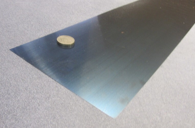 1095 Full Hard Spring Steel Shim 0.005″ Thick x 6.0″ Width x 24″ Length