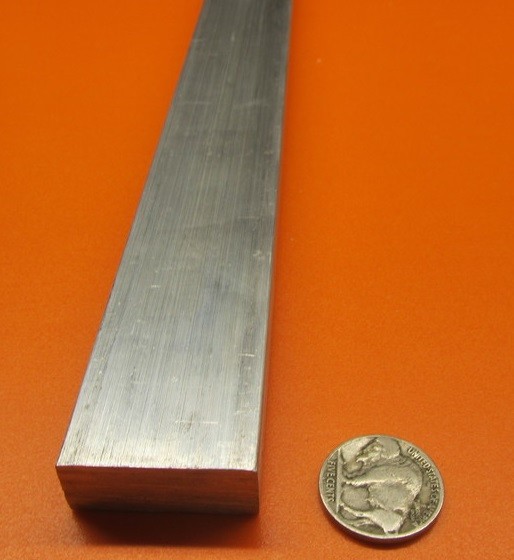 2024 T351 Aluminum Bar, 1/2″ (.500″) Thick x 1 1/4″ Wide x 12″ Length