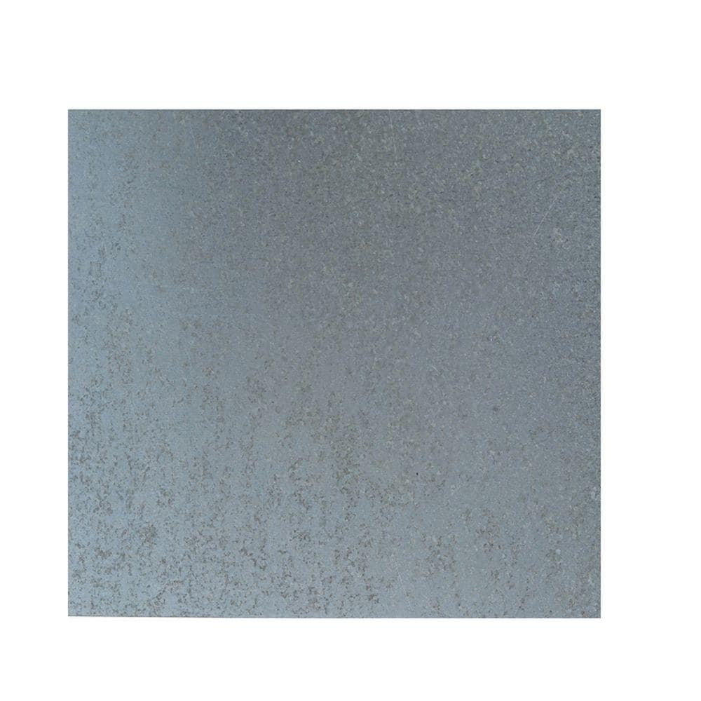 36 In. X 36 In. 28-Gauge Galvanized Steel Sheet Durable Rust Resistant NEW