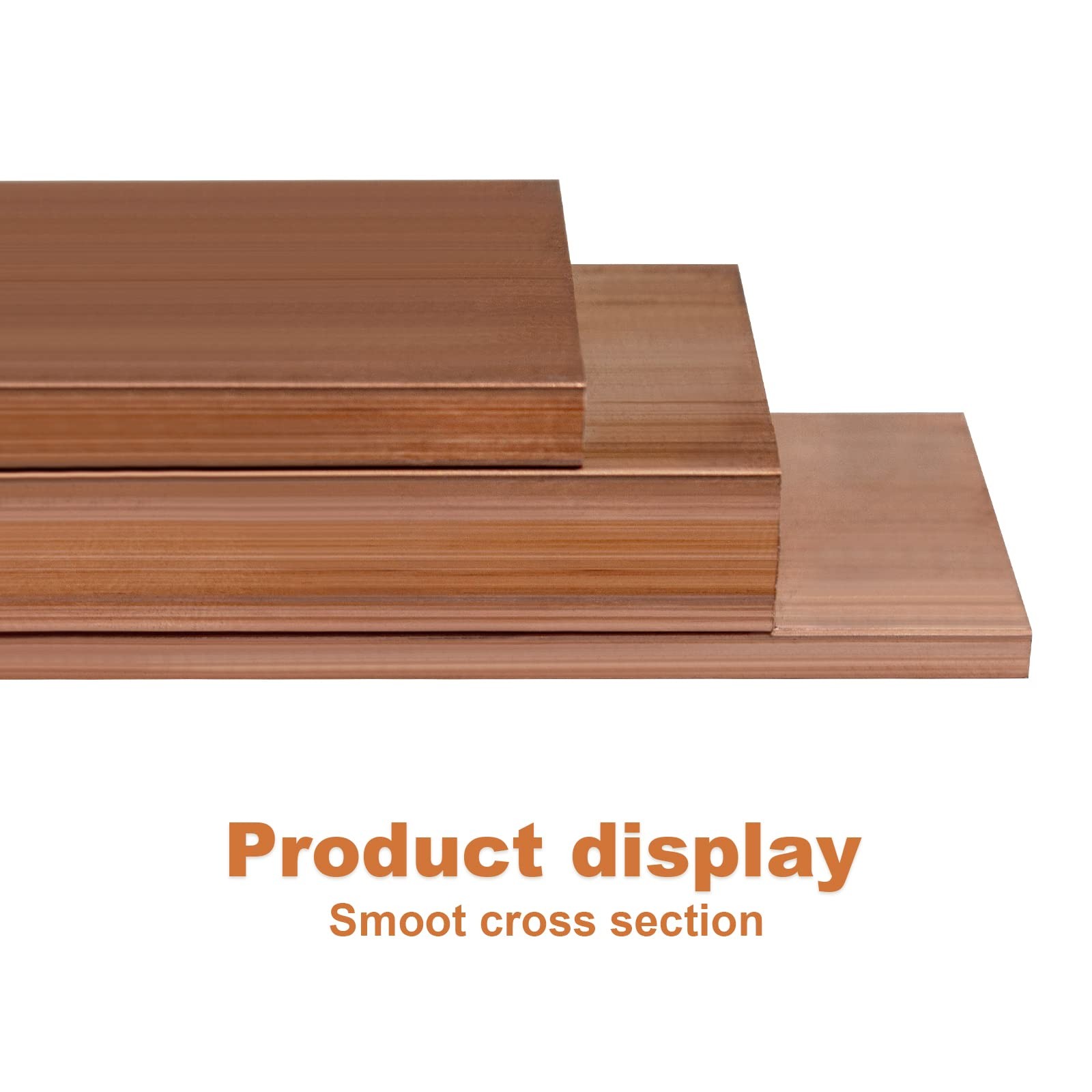 C110 Solid Copper Flat Bar Stock Knife Making Hobby Craft 3/16 x 1 x 6 Inch