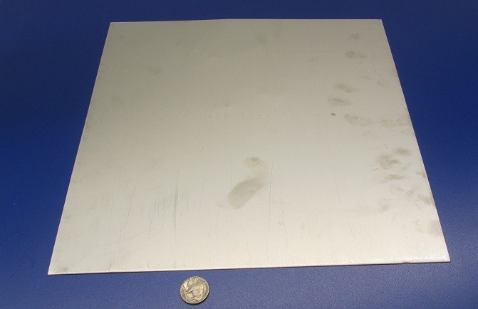 321 Weldable Stainless Steel Sheet, .035″ Thick x 12″ Wide x 12″ Length, 1 Unit