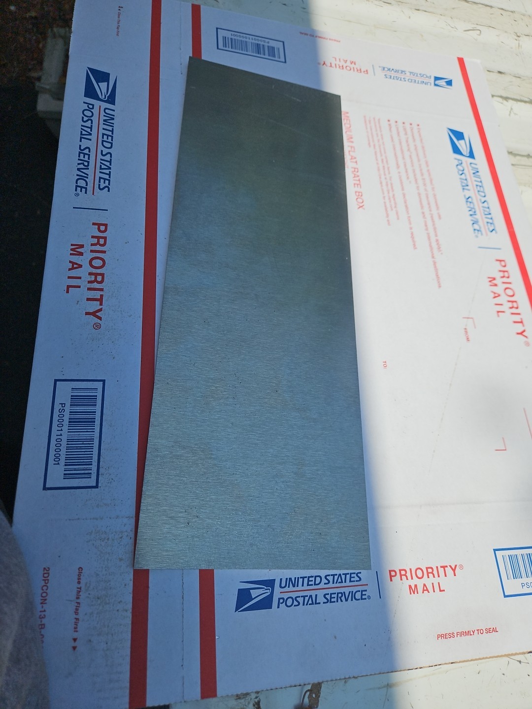 Aluminum plate 5052 (H32) 1/4” X 15” X 5″ Made In USA