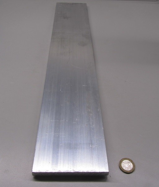 5052 Aluminum Bar, (1/4 Hard H32) .375″ (3/8″) Thick x 4.0″ Width x 24″ Length