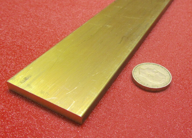360 Brass Flat Bar 1/4″ Thick x 2.0″ Wide x 60.0″ Length